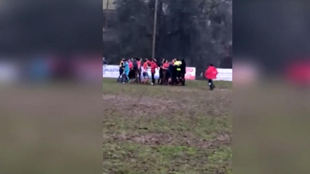 Pelea en un partido de Tercera Regional en Asturias