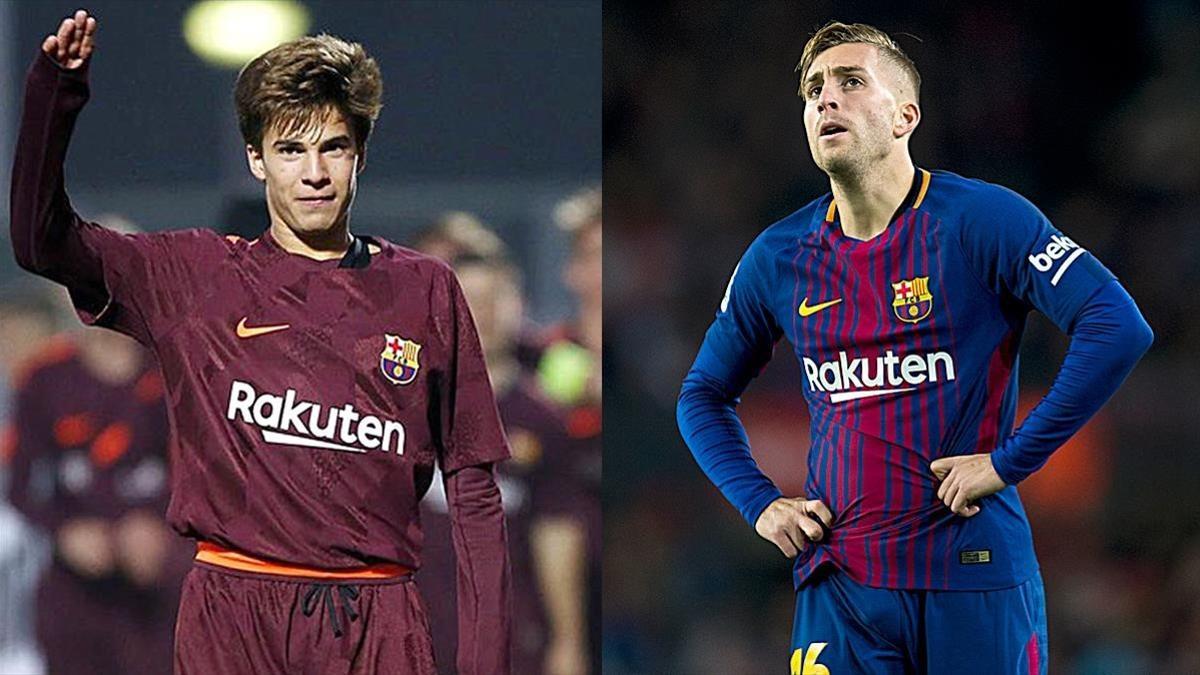 Riqui Puig y Gerard Deulofeu.