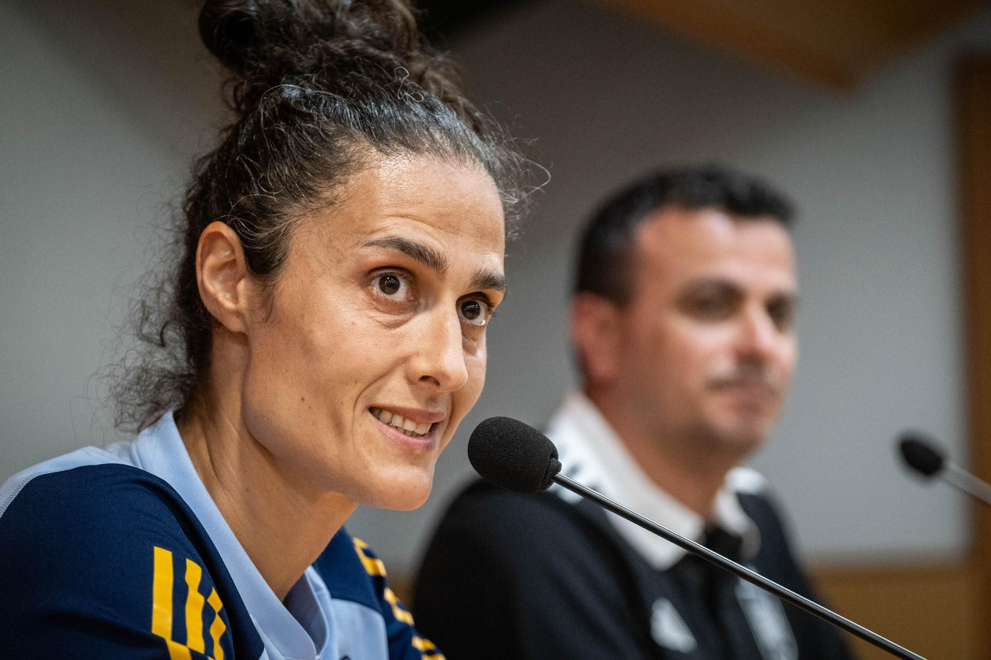 Training and press conference of the women's soccer team in Tenerife