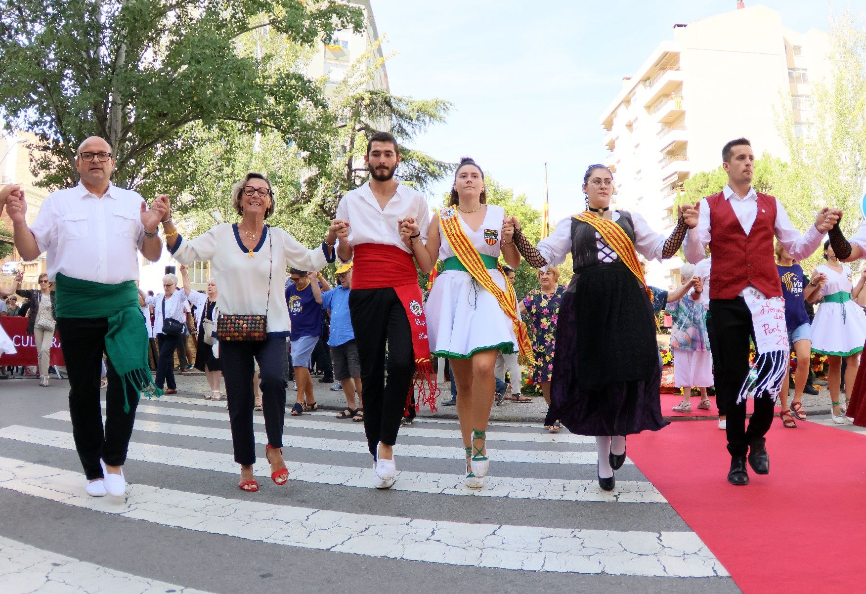 Així ha estat l'acte institucional per la Diada a Manresa