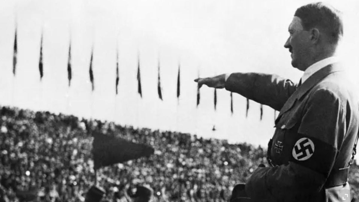 Adolf Hitler, durante un evento deportivo en 1935.