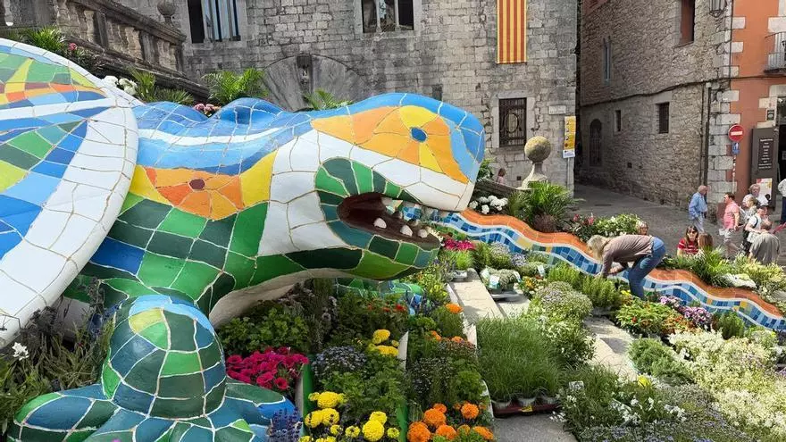Girona se prepara para una nueva edición de Temps de Flors que se extiende a 113 espacios de la ciudad