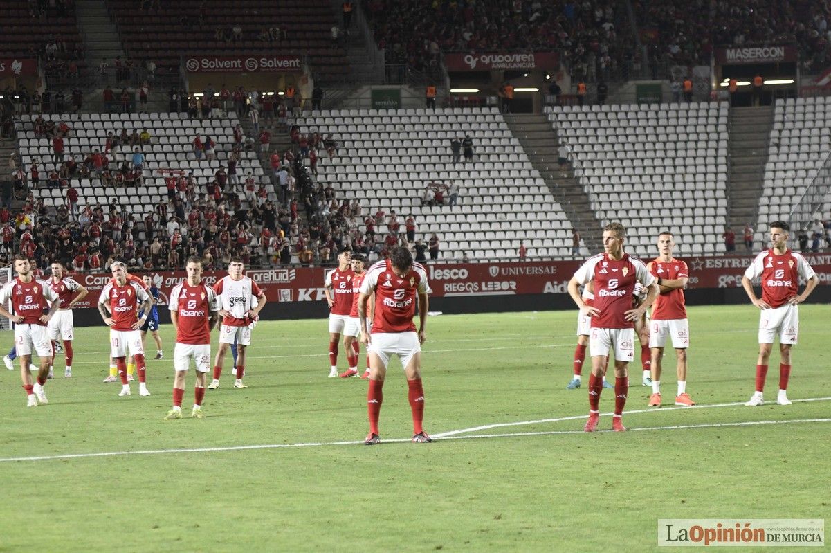 Así fue el encuentro del play off del Real Murcia y el Nástic en la lucha por el ascenso