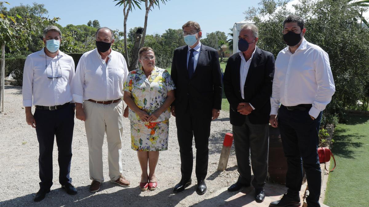 Puig en el almuerzo que organiza cada año el Consejo de Cámaras de Comercio de la Comunitat Valenciana.