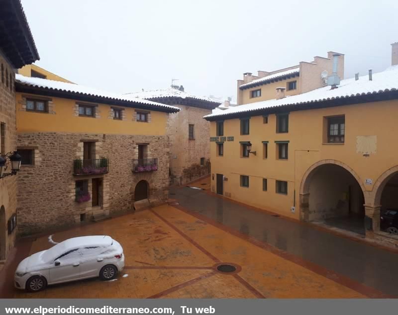 Nieve en el interior de Castellón