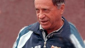 Joaquín Peiró en su etapa como entrenador del Málaga.