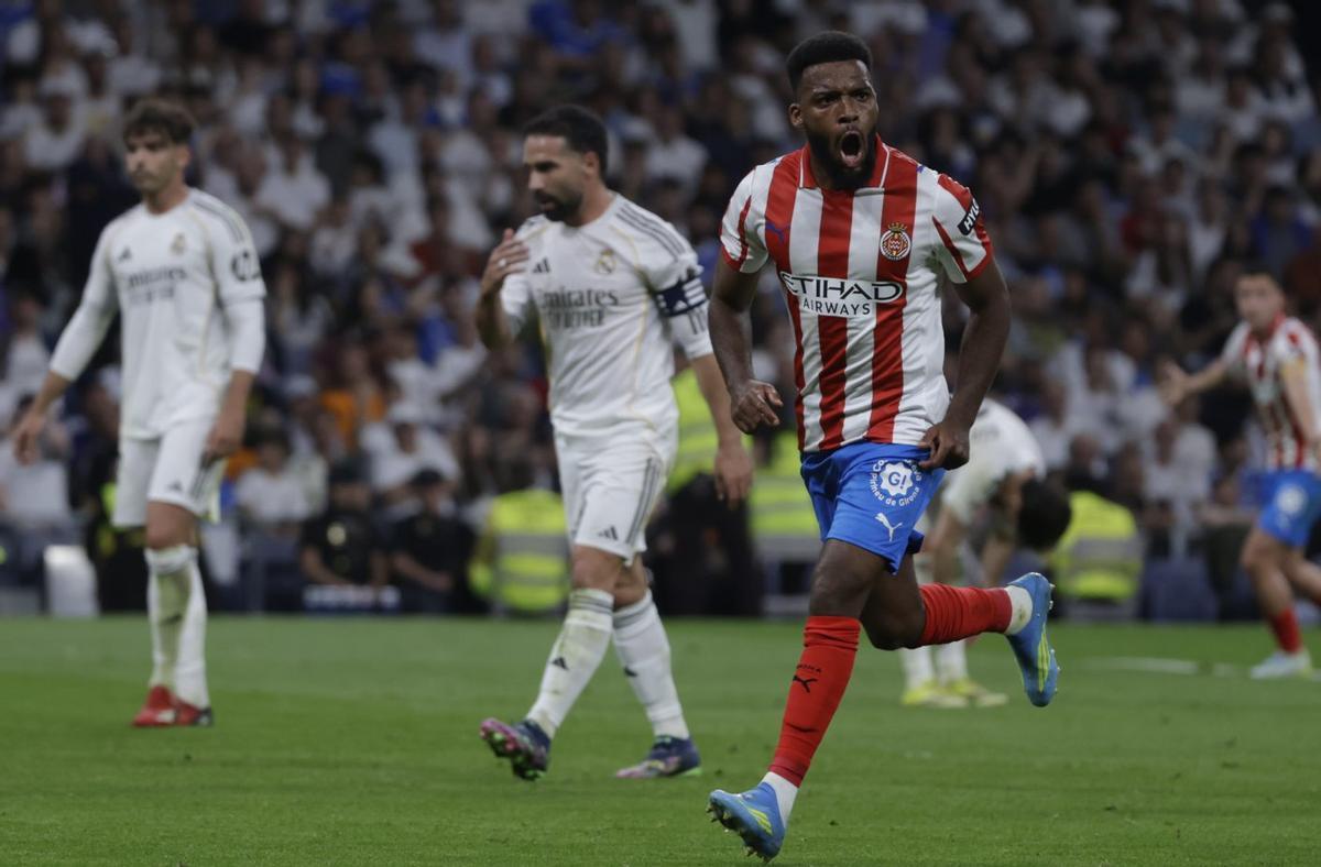 El Girona pesca al Bernabéu davant un Reial Madrid en ruïnes