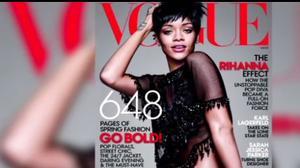 La ’celebrity’ posant per a la revista Vogue.