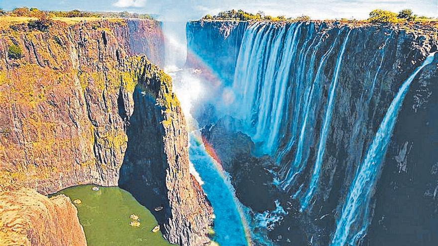 Les Cascades Victòria en una imatge de «National Geographic».