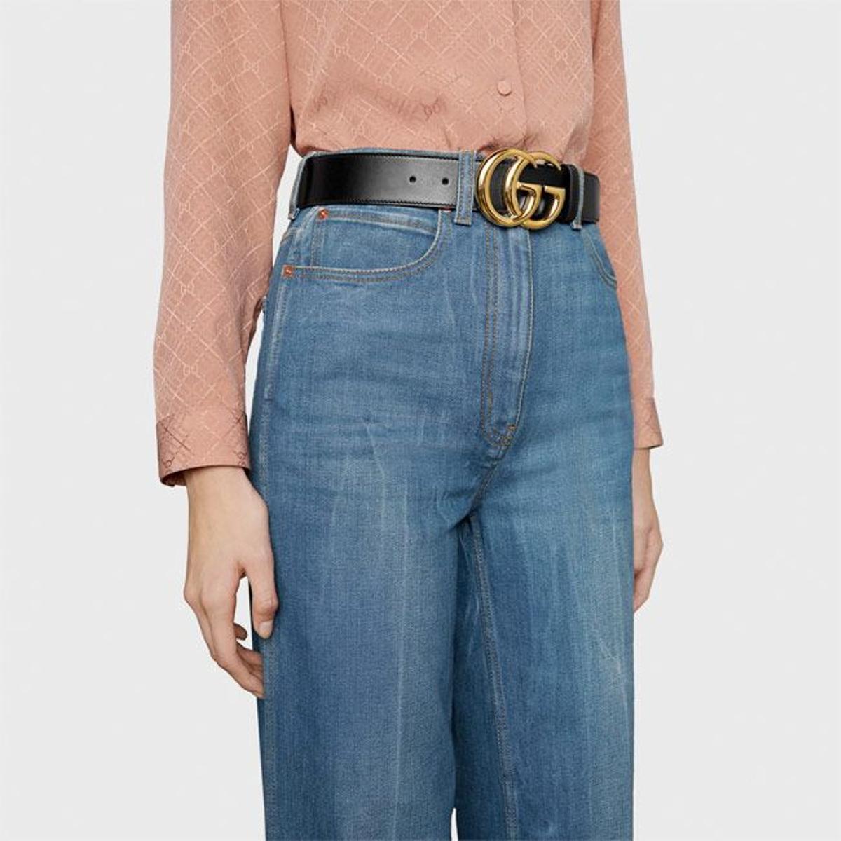 Cinturón de Doble G, de Gucci
