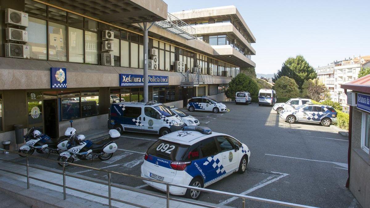 Parque móvil de la Policía Local de Vigo.