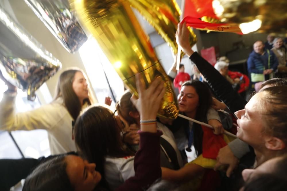 Recibimiento Campeonas del Mundo de fútbol femenin