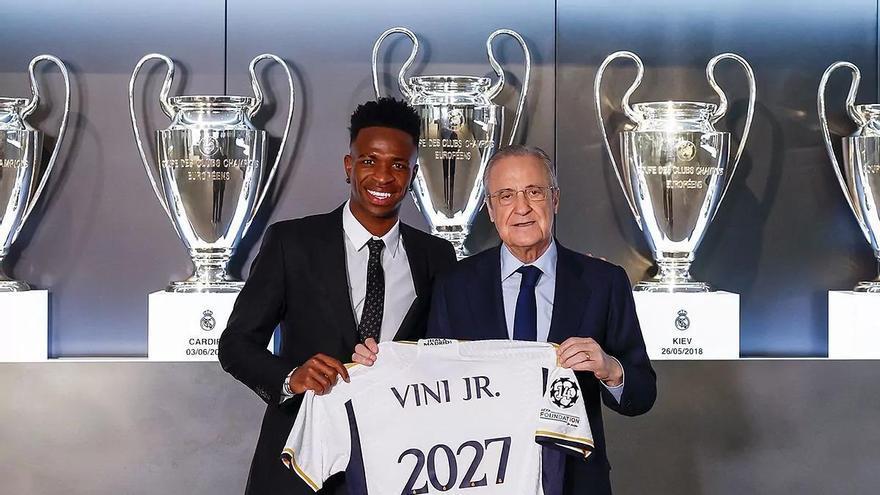 Vini Jr. acaba con el culebrón: renueva con el Real Madrid hasta 2032