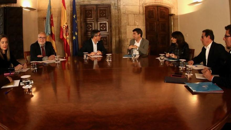 El Consell y la Diputación abordan el Fondo de Cooperación y las competencias sociosanitarias en la comisión bilateral