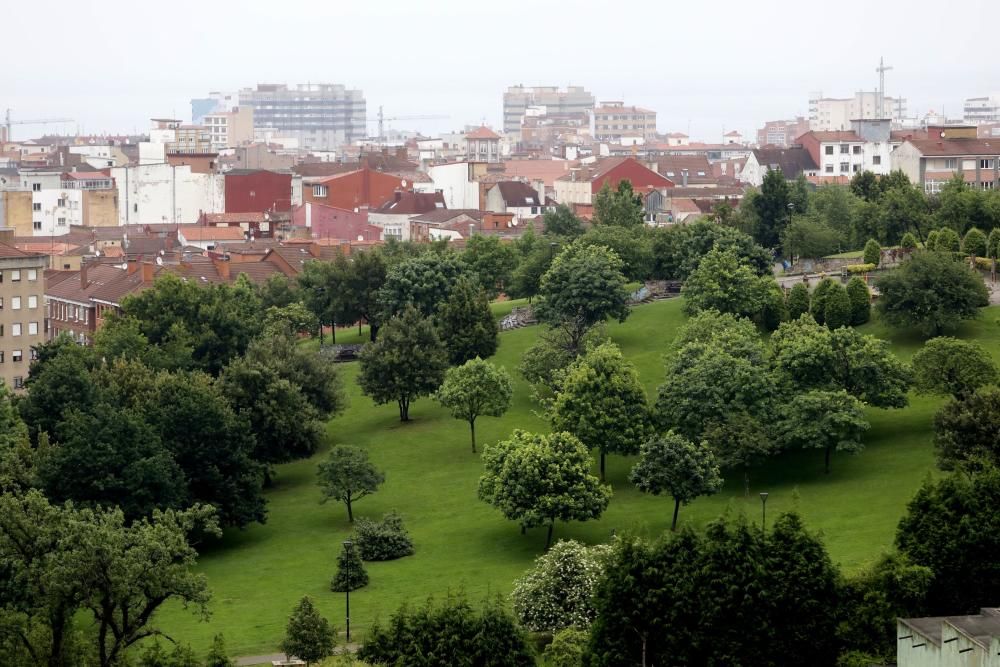 "Gijón desde el aire"