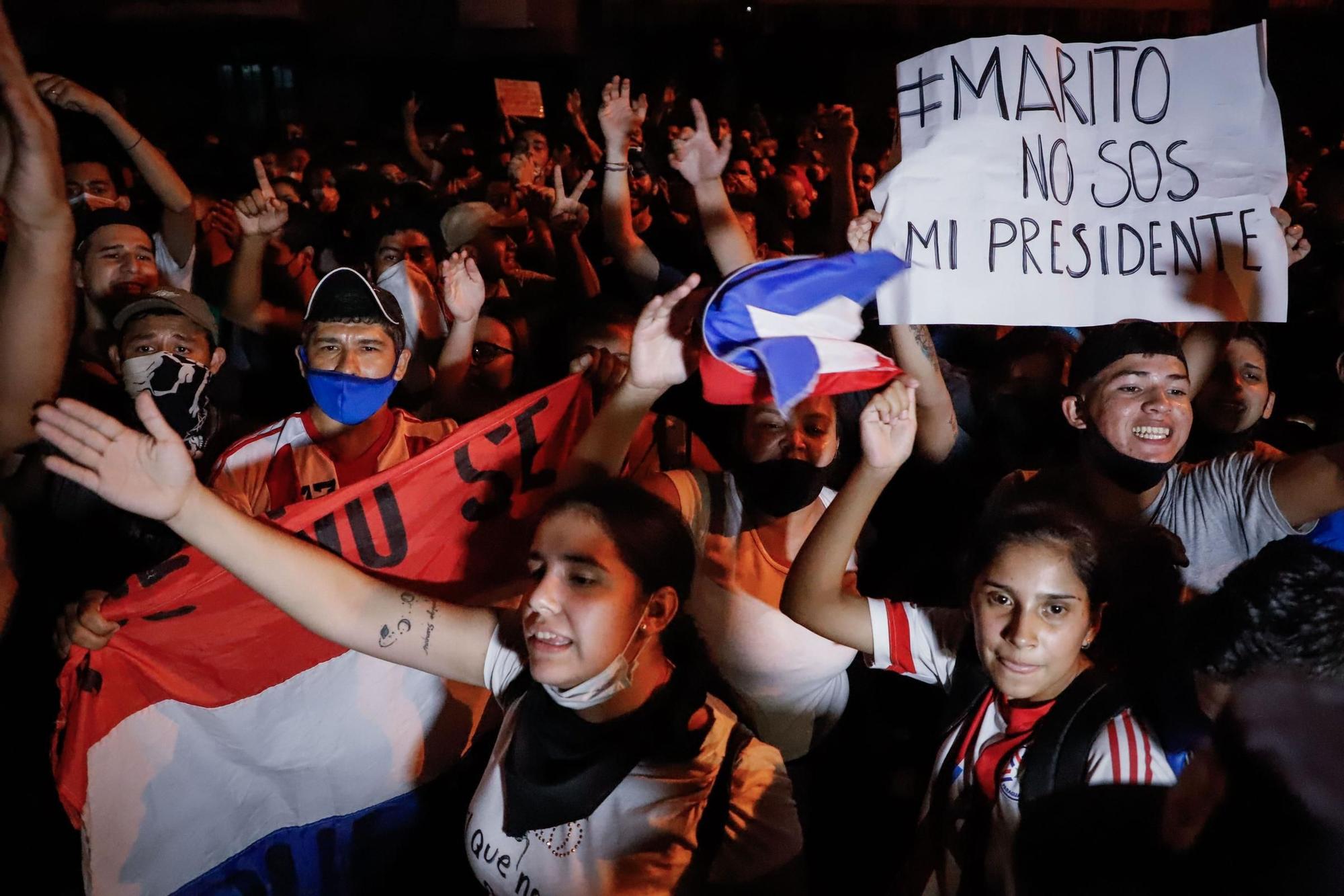 Las protestas en Paraguay han vuelto a elevar el clima de tensión.
