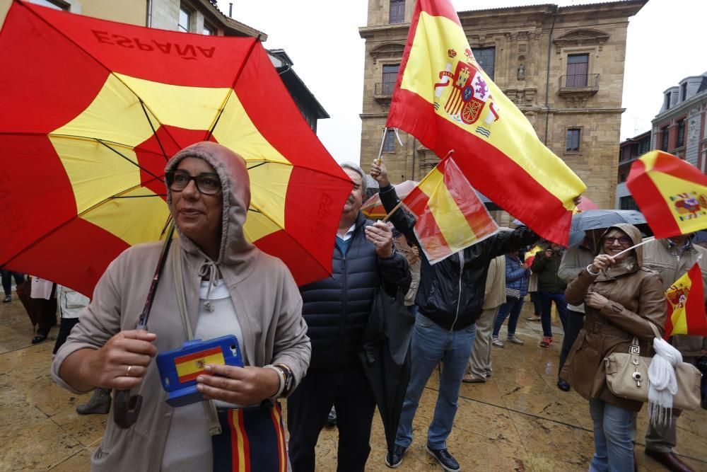 Manifestación en Oviedo por la unidad de España
