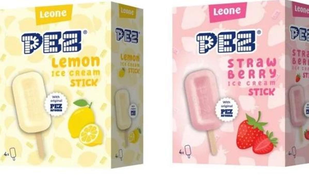 El helado PEZ de Lild está disponible en dos sabores