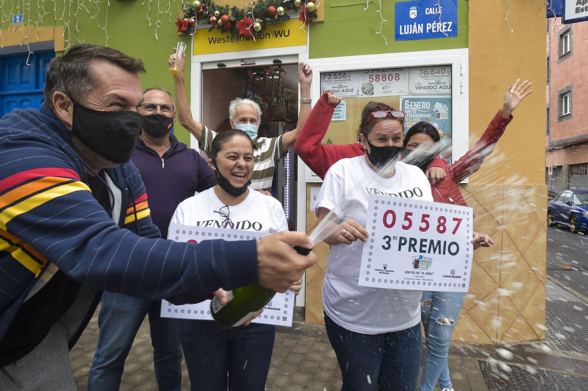 Celebración de la Lotería del Niño en Gran Canaria