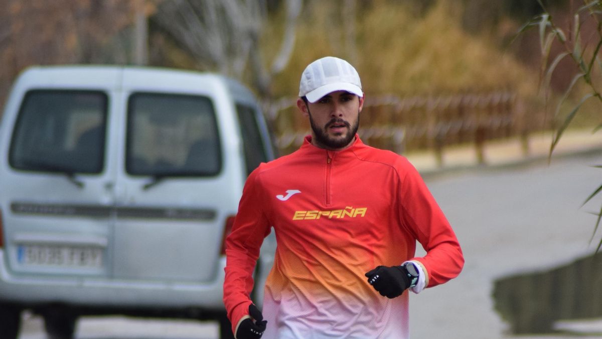 Manuel Bermúdez, en un entrenamiento