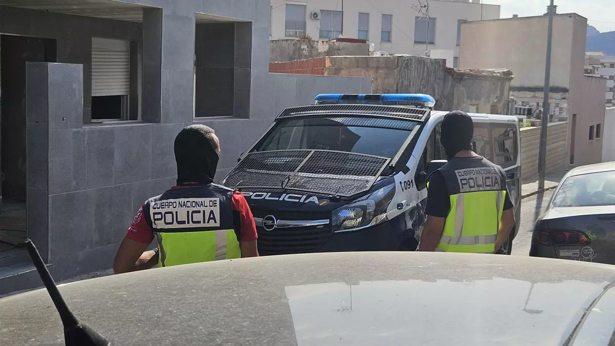 Redada antidroga en Los Mateos para acabar con las plantaciones que causan cortes de luz en Cartagena