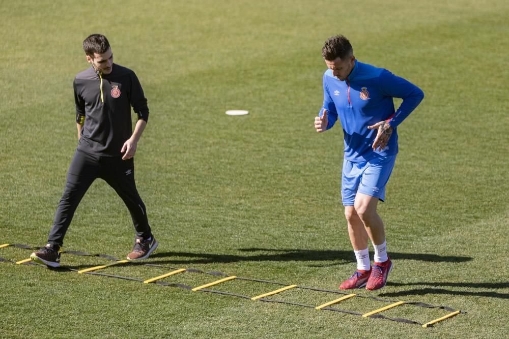 Entrenament del Girona FC