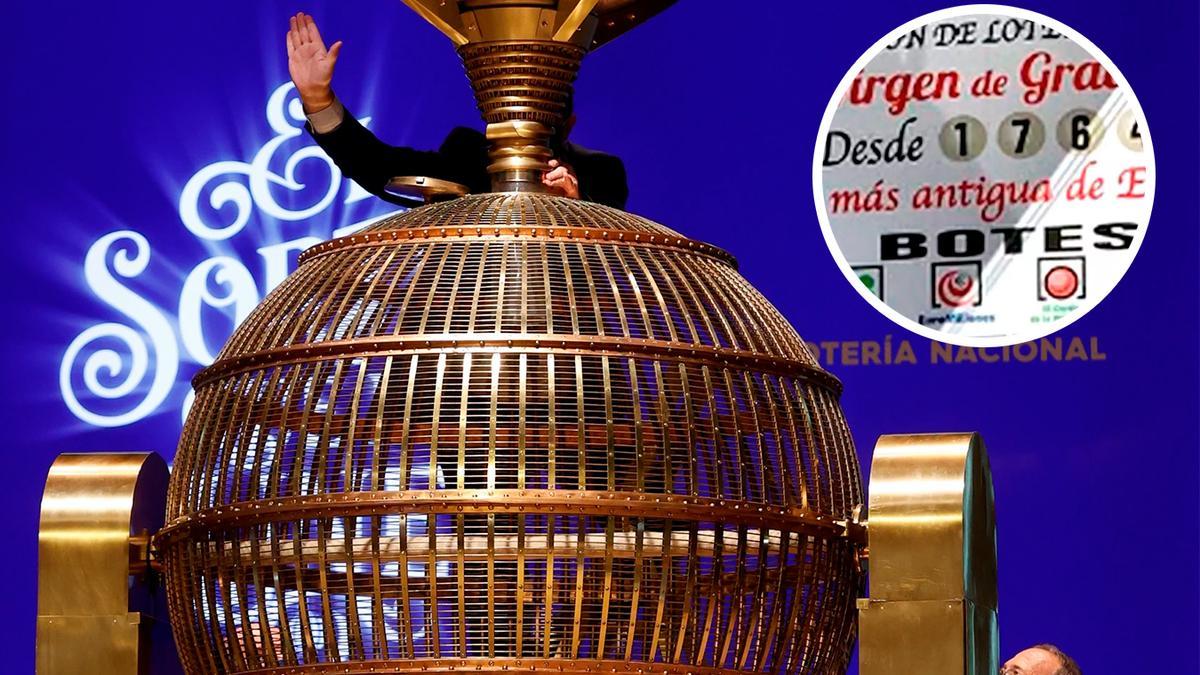 Bombo de la Lotería de Navidad.