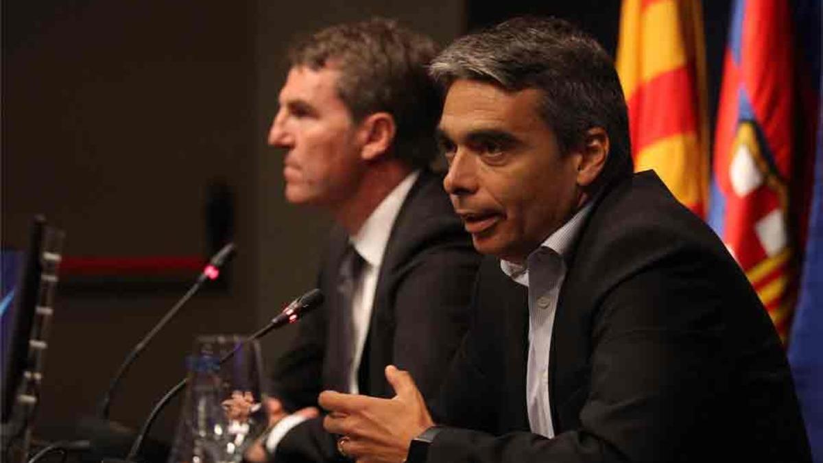 Albert Soler y Robert Fernández han comparecido ante la prensa