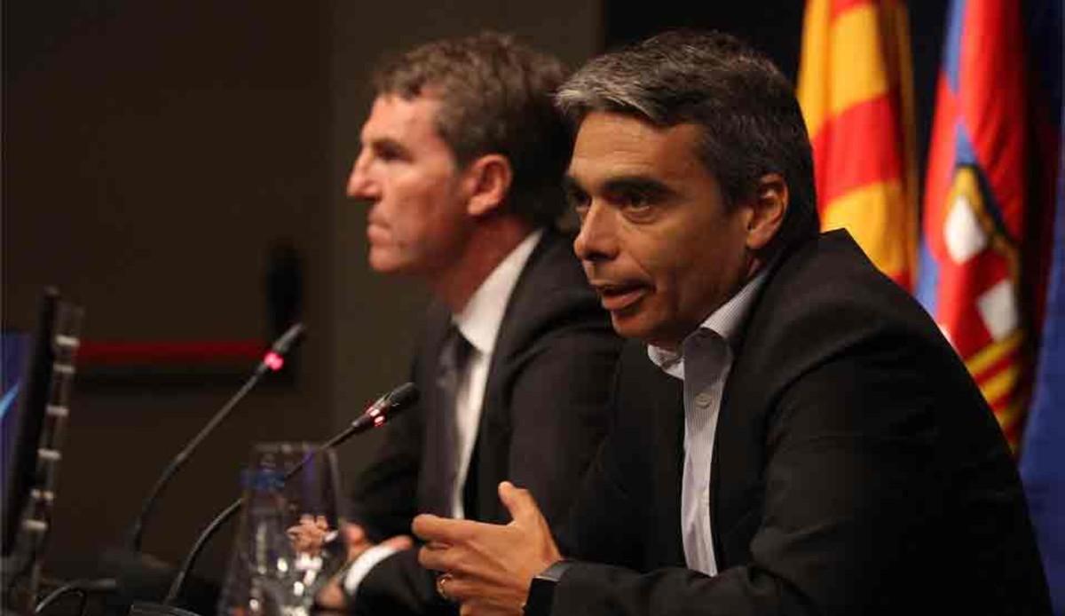 Albert Soler y Robert Fernández han comparecido ante la prensa