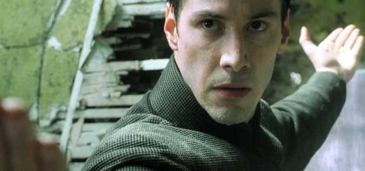 Keanu Reeves en “Matrix”