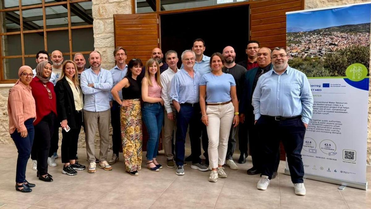 La delegación de la Región de Murcia en el encuentro en Creta.