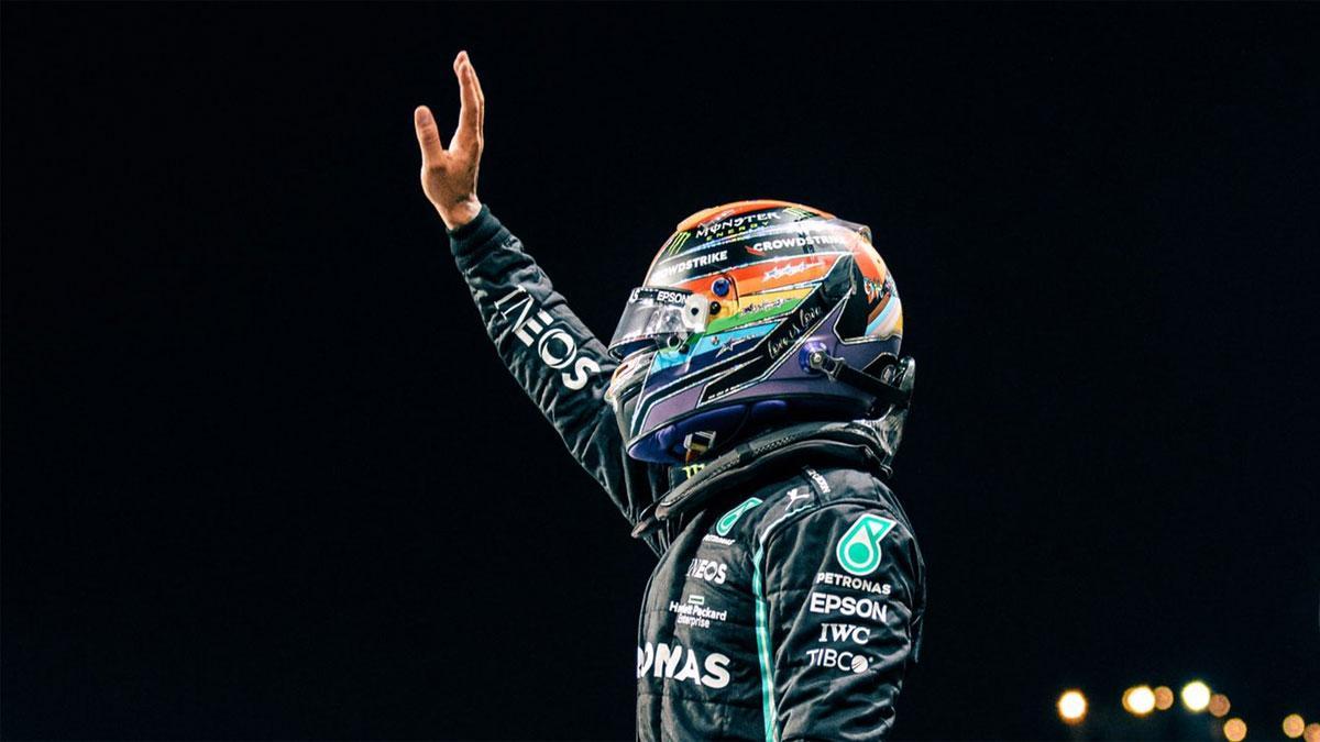 Hamilton ha celebrado su pole 103