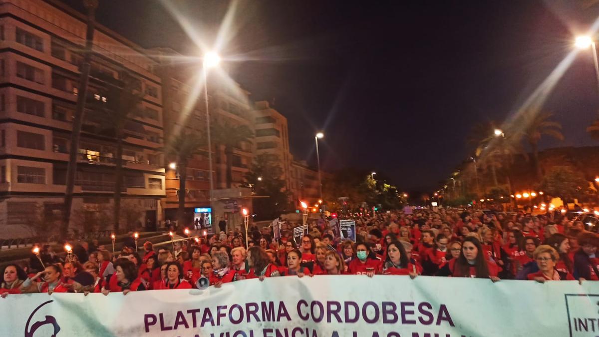 Manifestación en Córdoba por el 25N