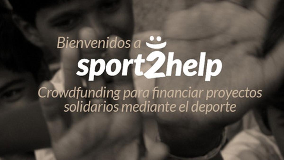El portal Sport2help mezcla acción social y deporte, unidos por la tecnología.