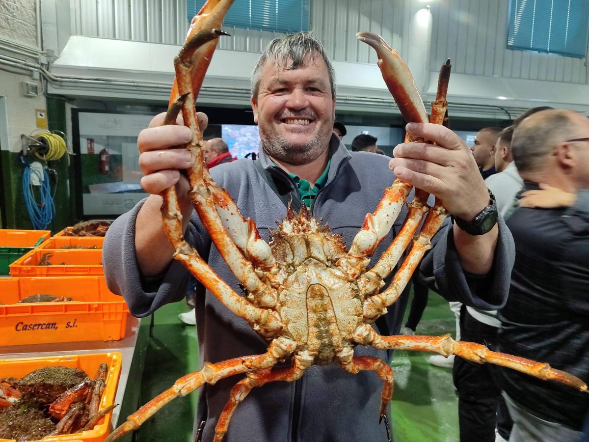 Cangas, llena con 1.407 kilos de centollas