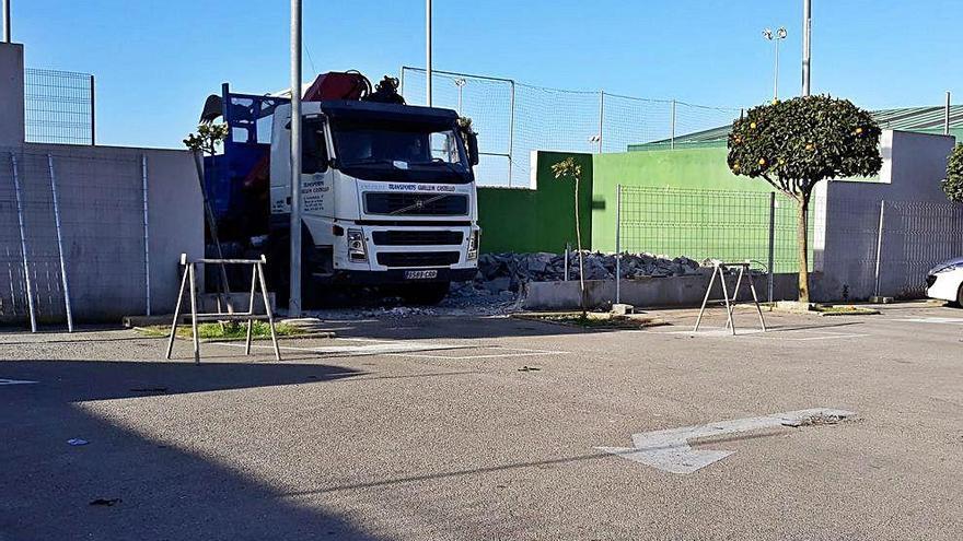 Remodelación de la pista de pádel de Maria