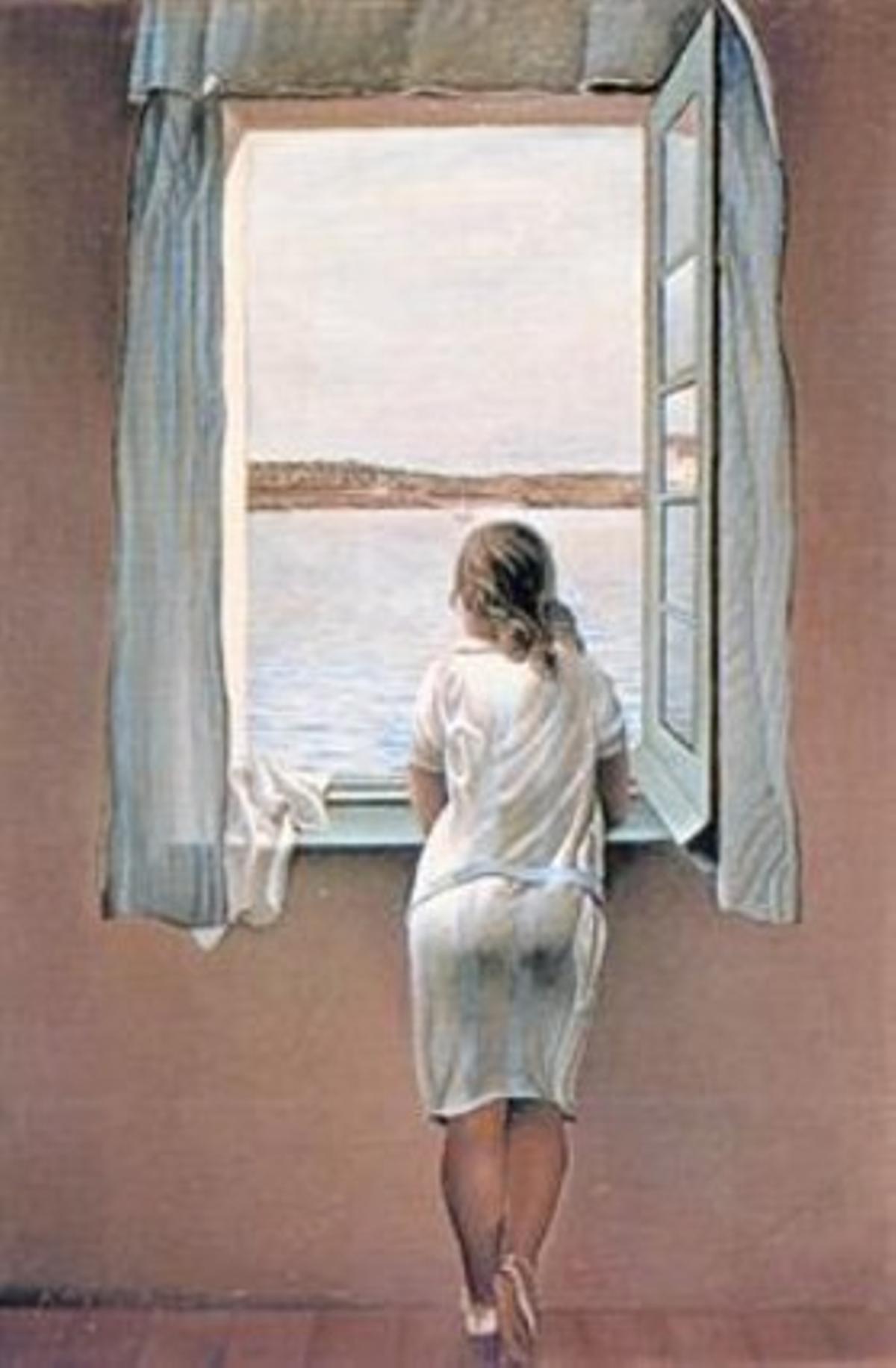 ’Noia a la finestra’ (1925), de Salvador Dalí. ’Noia a la finestra’ (1925), de Salvador Dalí.