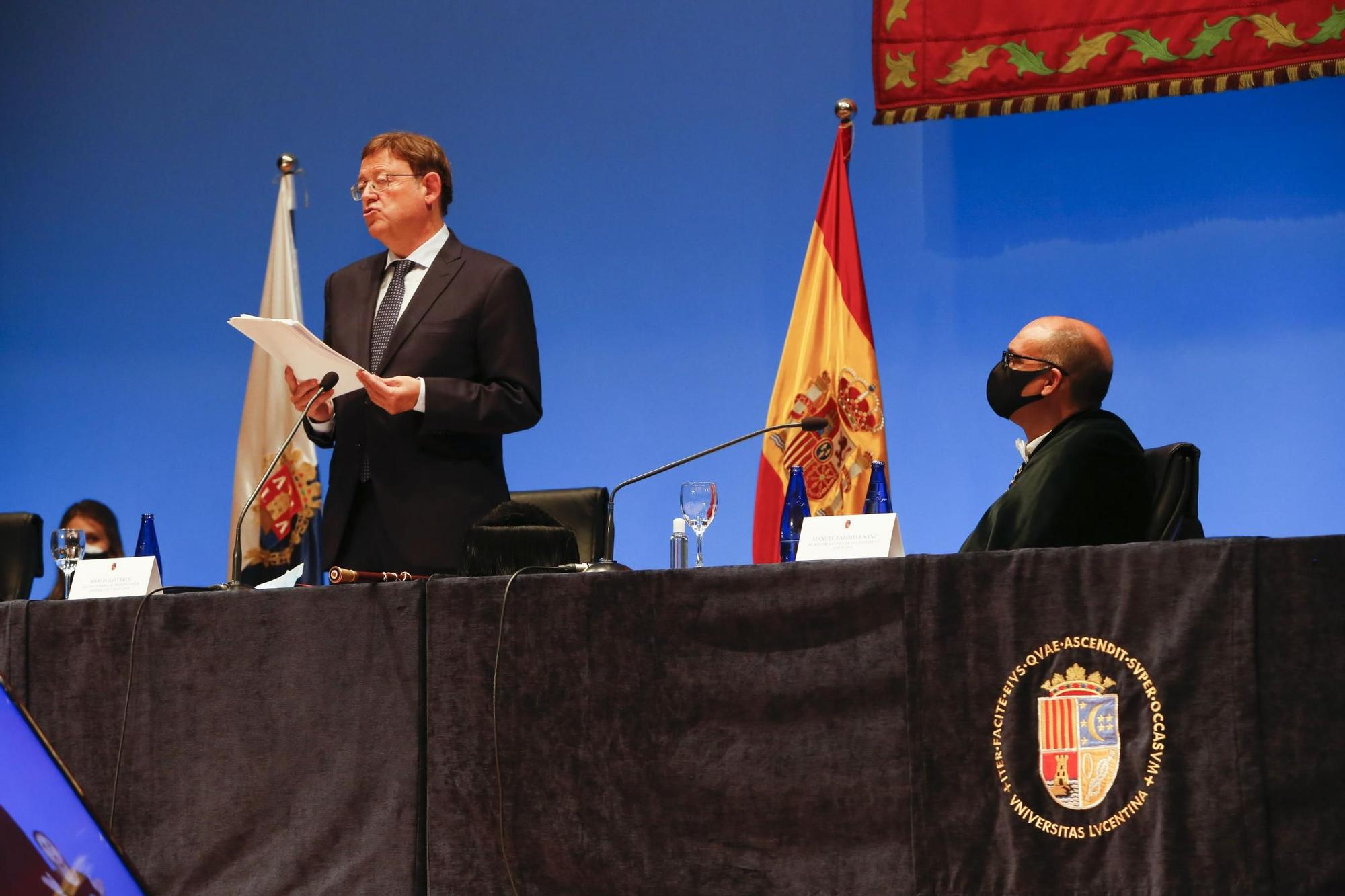 La Universidad de Alicante acoge la apertura del curso universitario de la Comunidad Valenciana