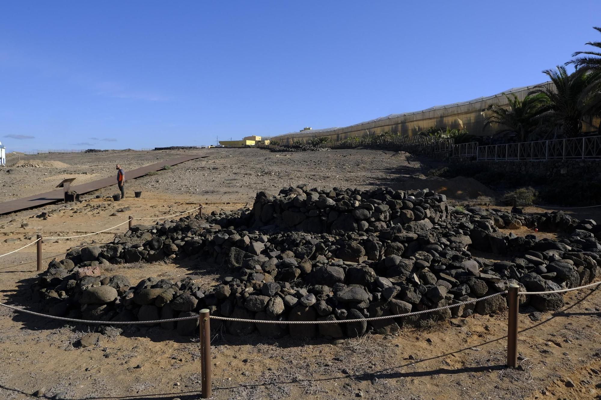 Visita a la zona arqueológica de El Agujero, La Guancha y Bocabarranco en Gáldar