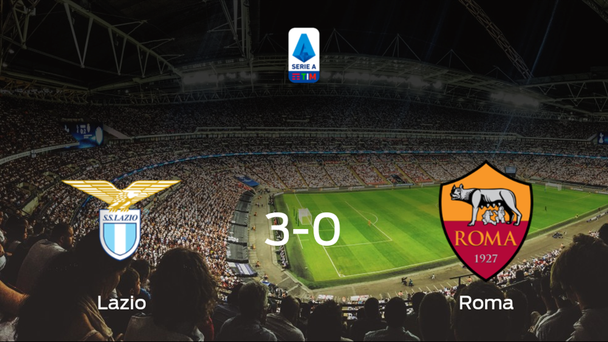 La Lazio consigue los tres puntos en casa tras pasar por encima de la AS Roma (3-0)