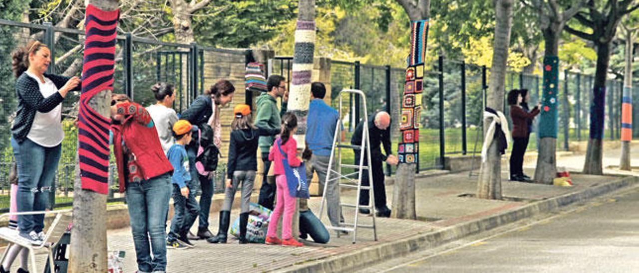 Los vecinos se volcaron en la iniciativa organizada por los comerciantes.