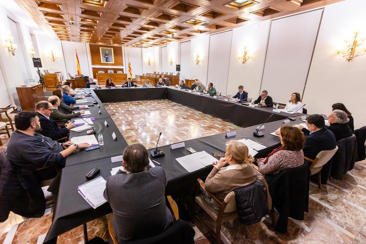 Reunión del Consell Econòmic i Social.