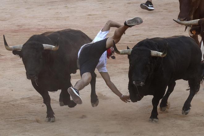 El séptimo encierro de Sanfermines 2022, en imágenes