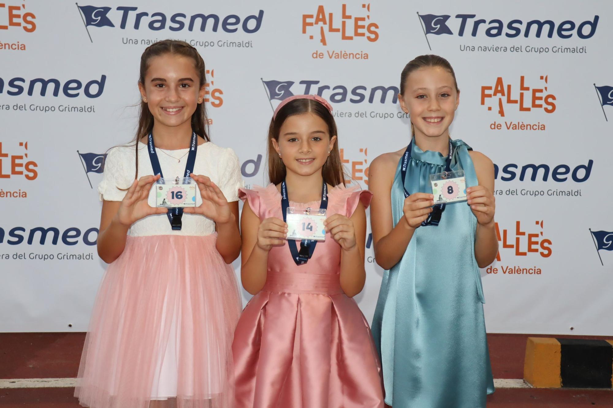 Los "números de la suerte" de las candidatas a Fallera Mayor Infantil de València 2025