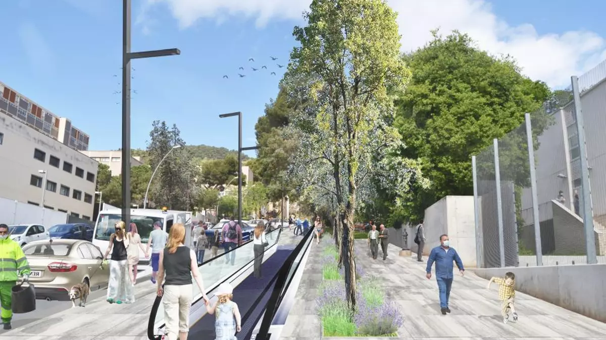 Barcelona tendrá su primera rampa mecánica en verano de 2027 tras una obra de 7 millones