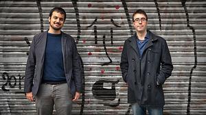 Els germans Pastor presenten la seva pel·lícula Los últimos días. FERRAN SENDRA