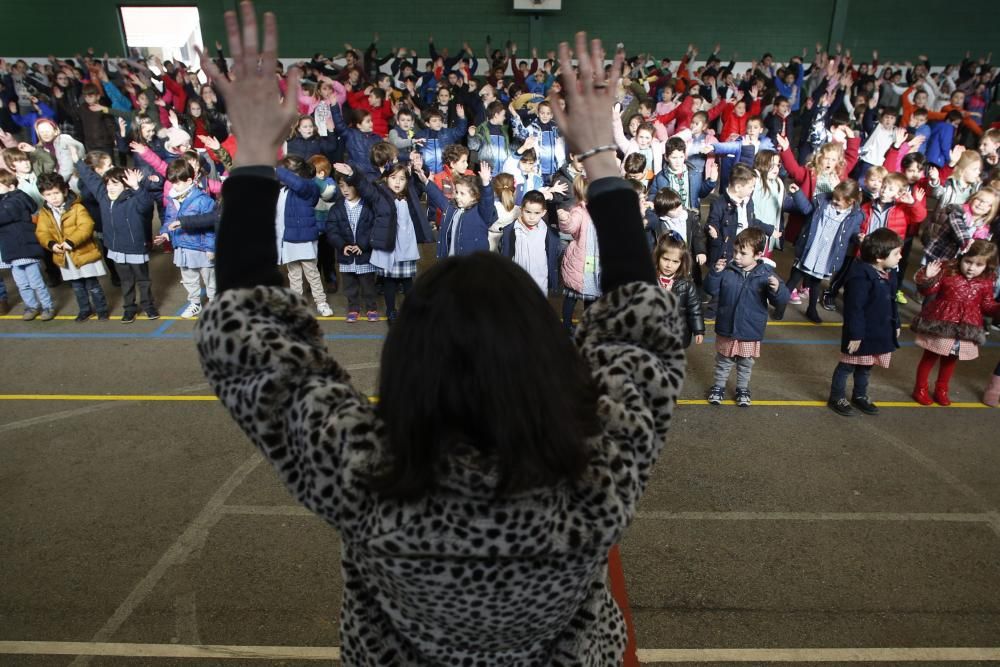 Día de la Paz en el Colegio La Vallina de Luanco