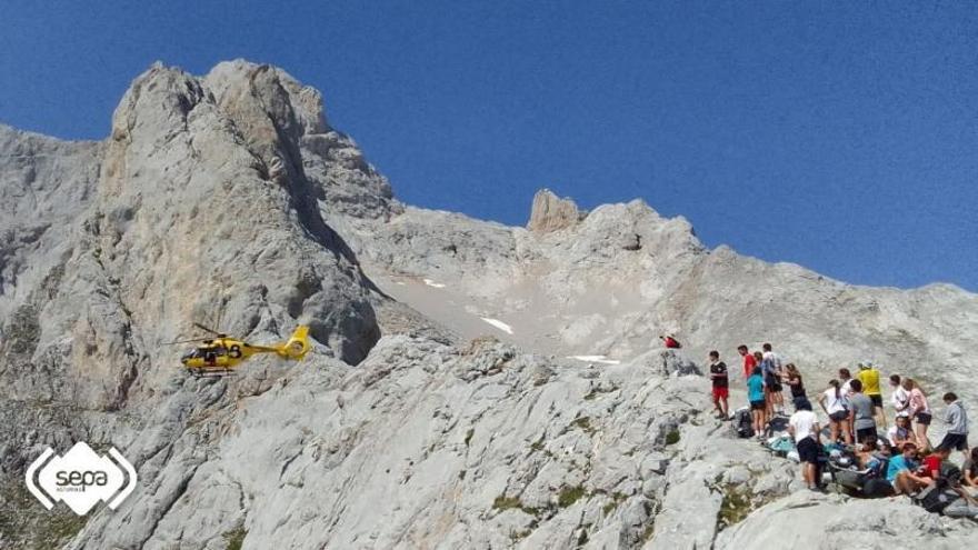 Jornada ajetreada de emergencias en Asturias, con cuatro rescates de montaña