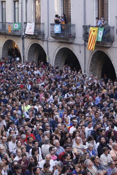 Les reaccions al discurs de Puigdemont a la Plaça del Vi