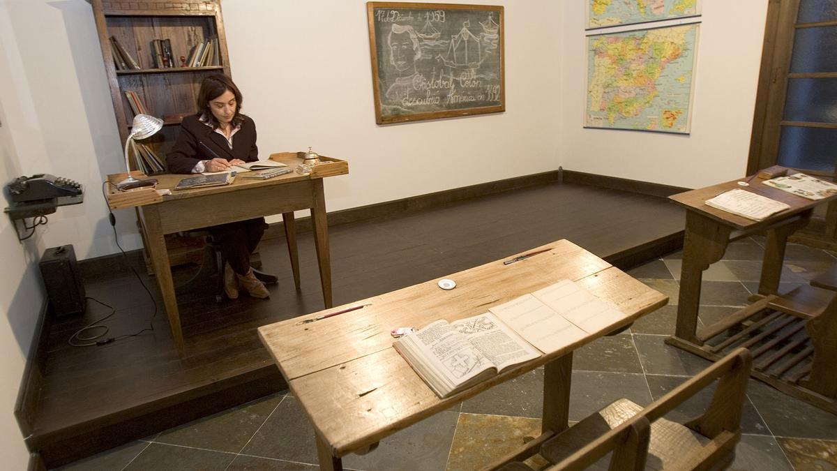 Museo de la Escuela Rural, en la localidad asturiana de Viñón de Cabranes.